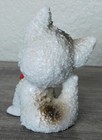 Vintage Kitsch Green Eyed Tabby Sugar Cat kitten Porcelain Figurine mcm Japan    