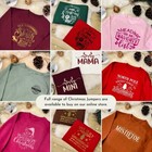 Personalised Family Christmas Jumpers - Adults   Kids  Matching Family Set  Xmas