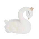 Gund 14    Swan Princess Plush Toy Stuffed Animal With Crown Soft   Huggable