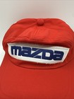 Mazda Hat Cap Size M Red Made In Japan Vintage 80 s Unused Adjustable Authentic