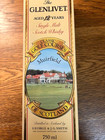 Vintage Glenlivet Scotch Whisky Tin Golf Courses Of Scottland Muirfield W insert