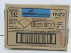 50 Pack Cooper Crouse-hinds Tp472 4  Square Flat Blank Cover For 4x4 Outlet Box