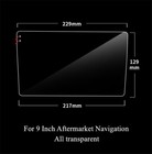 9h Tempered Glass Screen Protector Film Car Stickers For 9inch Car Radio Dvd Gps