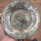 Antique Ottoman Forged Turkish  Engraved Writing Copper Tinned Plate 12 