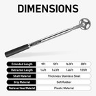 9ft 12ft 16 3ft 20ft Golf Ball Retriever For Water Telescopic  9ft  Gray 