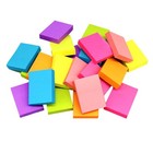 Sticky Notes 1 5x2 Inches  Bright Colors Self-stick Pads  24 Pack  75 Sheets pad