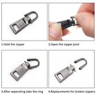 2-pack Zipper Fixer Repair Pull Tab Kit Bags Replacement Molded Slider Fix Zip