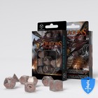 Q-workshop Dragons Dice Set  7  Quartz D d Rpg
