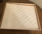  Fabric Diamond Ribbon White  Wedding Photo Album 10 Pages 