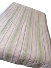 Country Curtains Brand Moire Striped Drapes 4 Panels 84  Yellow Pink Green Lined