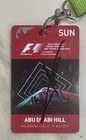 Rosberg Win  14 Alonso Signed Auto - 2015 Abu Dhabi F1 Grand Prix Pass Ticket