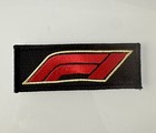 F1 Racing Black Gold Iron On Patch 1 5    H X 3    L