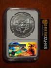 2017 W Burnished Silver Eagle Ngc Ms70 Early Releases Blue Label