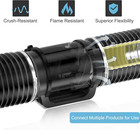 4    X 4ft Insulated Flexible Duct Hose With 2 Clamps For Hvac Exhaust Vent