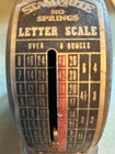 Antique 1930s Stamprite Postal Scale 8 Oz Metal Letter Weigher D r  Tompkins Usa