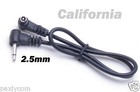 12  12 Inch 2 5mm Plug To Male Flash Pc Sync Cord Cable Trigger 