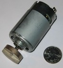 2 X Mabuchi 555 Massager Motor - 12v Dc - 4000 Rpm - Heavy Vibrator Brass Weight