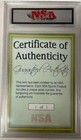 Michael Jordan Game Used Worn Jersey Tag 2010 National Sports Authenticators 1 1