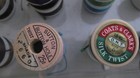 Lot Of 115 Vint Corticelli Talon Coats   Clark 10yd Spools Silk Thread Size D