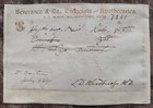Two Antique 1891 Prescriptions - Opium Veterinary Scrip