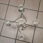 Sterling Silver Alvin Candelabra 5 Arm Candle Holder Twisted Arm  - Model S257