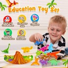 Dinosaur Toys For Kids 2-7 Kid Wooden Stacking Blocks Montessori Toy 3 4    