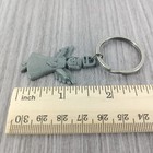 Vintage Gray Angel Metal Collectible Keychain