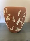Vintage Haeger Planter Pot Horses Mcm Southwest Primitive 4421