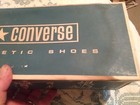 Vintage Advertising 1950s  Converse Athletic Shoes Usa Shoe Box As Is Blue White