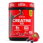 Creatine Monohydrate Powder X3 - Fruit Punch Flavor  30 Servings  Muscle Growth