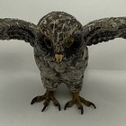 Antique Vienna Cold Painted Bronze Owl Figurine Outspread Wings Stamped Austria