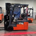 2022 Toyota 8fbe15u 3000lb Used Forklift Triple Mast Sideshift 3765 Hours