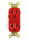 Box Of  10  Pass   Seymour 5362-red Heavy Duty Duplex Receptacles 20a 125v