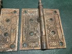 3 Antique Eastlake Victorian Door Hinges 4x4 Steeple Top   Salvaged Lot