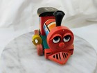 Vintage Fisher Price Huffy Puffy 999 Wooden Train Engine Pull Toy 1960   s