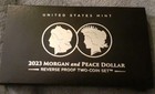 2023 Morgan And Peace Dollar Two-coin Reverse Proof Set