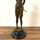 Bronze Sculpture Woman Statue Marble Female Decor Paris Zach Figure Art Lady