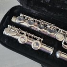 Ravel Flute In Case Silver Plate Hc01952