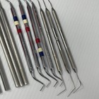 Vintage Lot Of 17 Dental Tools Instruments Various Uses Mixed  Brands
