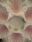 19th Century Majolica Iridescent Oyster Plate Fives Lille