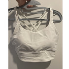 Lululemon Athletica Women s Wireless Crossback Sports Bra White 