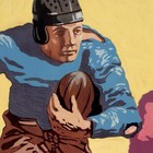 1925 Notre Dame Football By South Shore Line Vintage Advertising Poster - 24x36