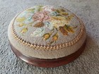 Antique Victorian 1880 Foot Stool giant Pin Cushion