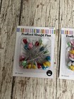 Dritz Pearlized Straight Pins Hearts 2010  Lot Of 3 Pks Total 90