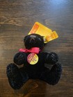Original Mini Steiff Black Teddy Made In Germany 0208 14  5 1 2in With Tags