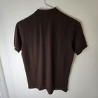 Rare Vintage Polo Ralph Lauren Shirt Mens Large Espresso Brown Polo Yellow Pony