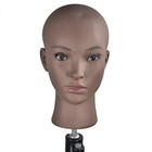 Cosmetology Training Head Mannequin 11 Inch Wig Making Display With Clamp