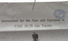 Original 1915 Instructions For The Care   Operation Of Ji Case 10-20 Gas Tractor