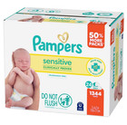 Pampers Sensitive Baby Wipes Unscented  24-pack  1344 Total Count