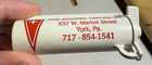Vintage Don Williams Pontiac Inc York Pennsylvania Tidy-tube Toothpaste Roller